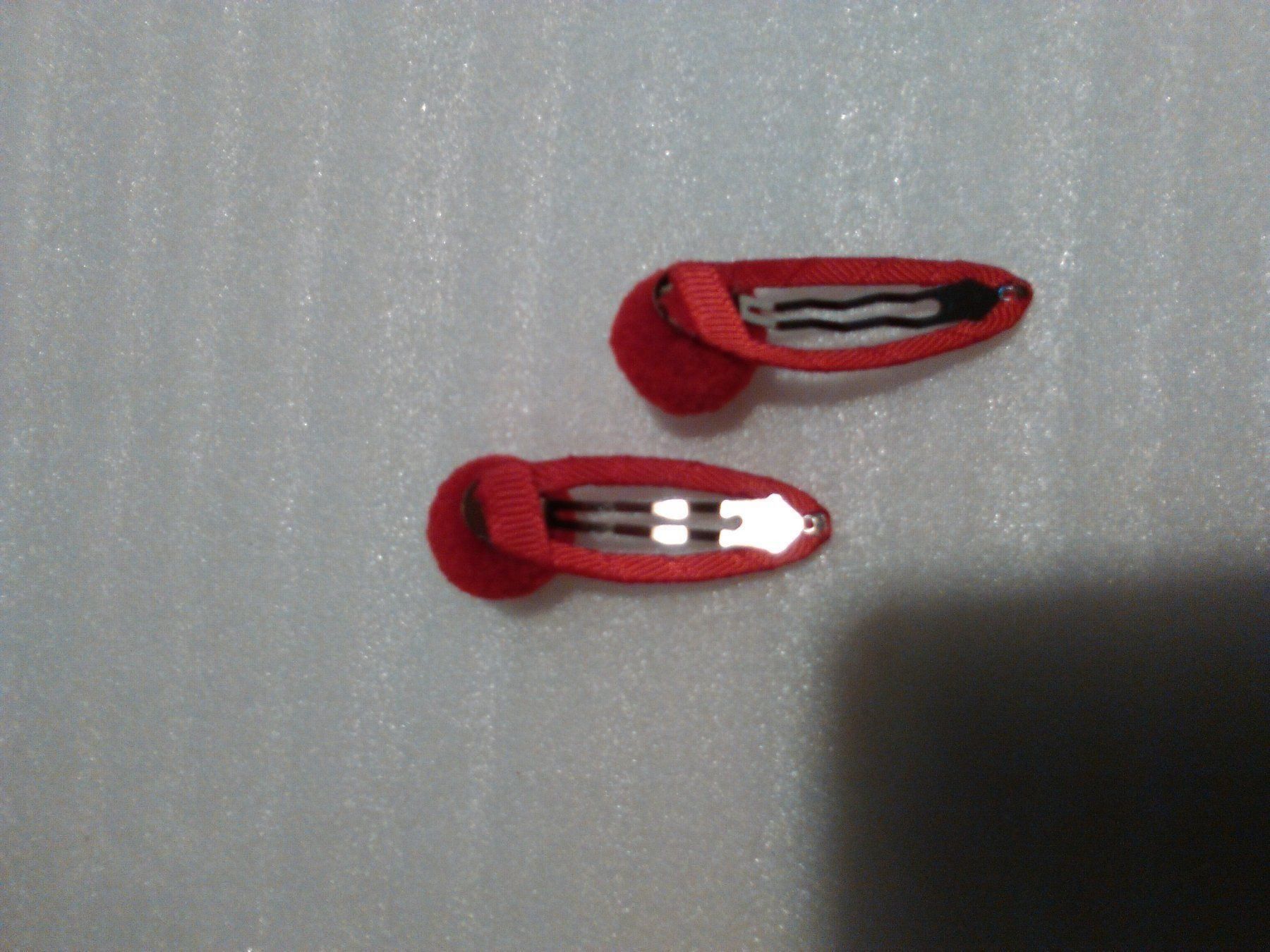 Accessori per capelli: HAARKLIPS;ROT;MIT KÜGEL – Nuovo (secondo la descrizione) da Basel venduto da bijoutrie_4 5