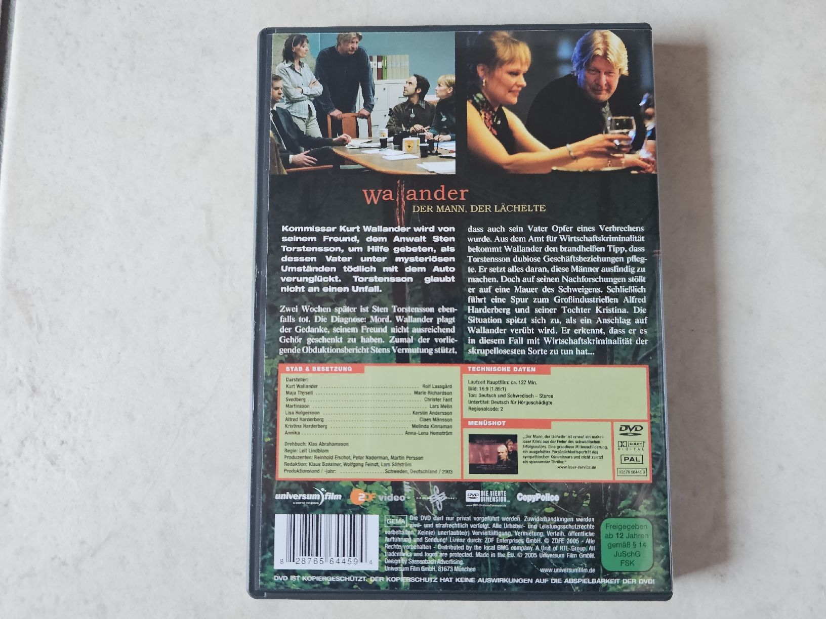 Tutti i DVDs: Wallander  -  Der Mann, der lächelte – Usato da Schneisingen venduto da backstore24 1