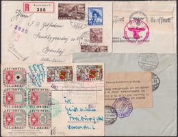 1940-1948, Sammlung Zensurbriefe: 50 Stück in guter Qualität