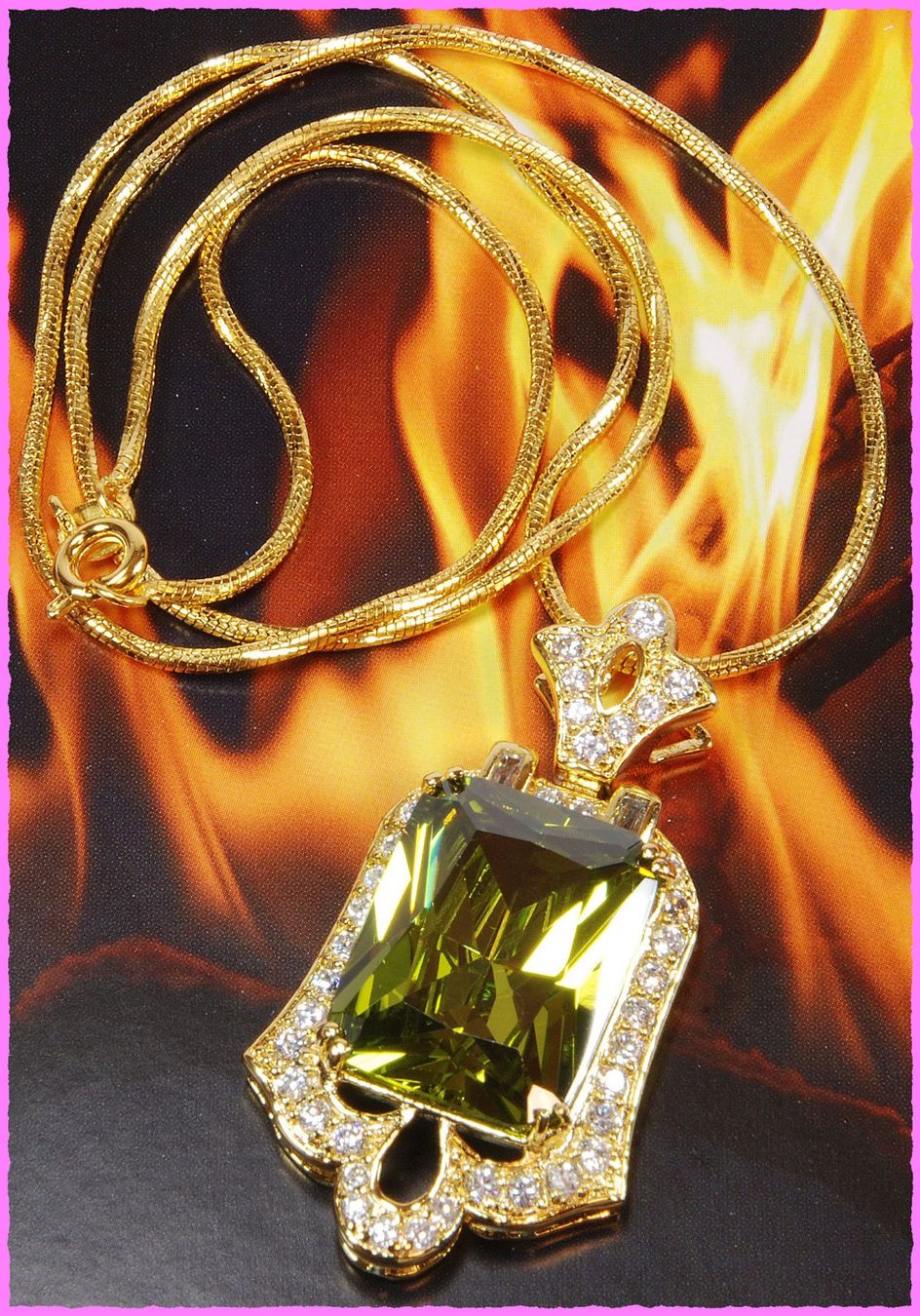 Anhänger: Grosser eindrucksvoller Anhänger mit Zirkonia – Neu und originalverpackt aus Oberglatt ZH von Diamond-Girl 1