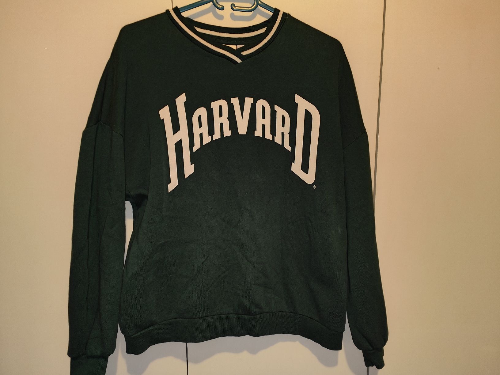 Pull&Bear Maglioni & Felpe: Pull&Bear Harvard Sweater XS dunkelgrün – Usato da Rothrist venduto da SiddharthaMoon