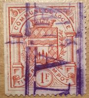 Fiskalmarke Commune du Locle NE - Timbre Impot 1 Fr.