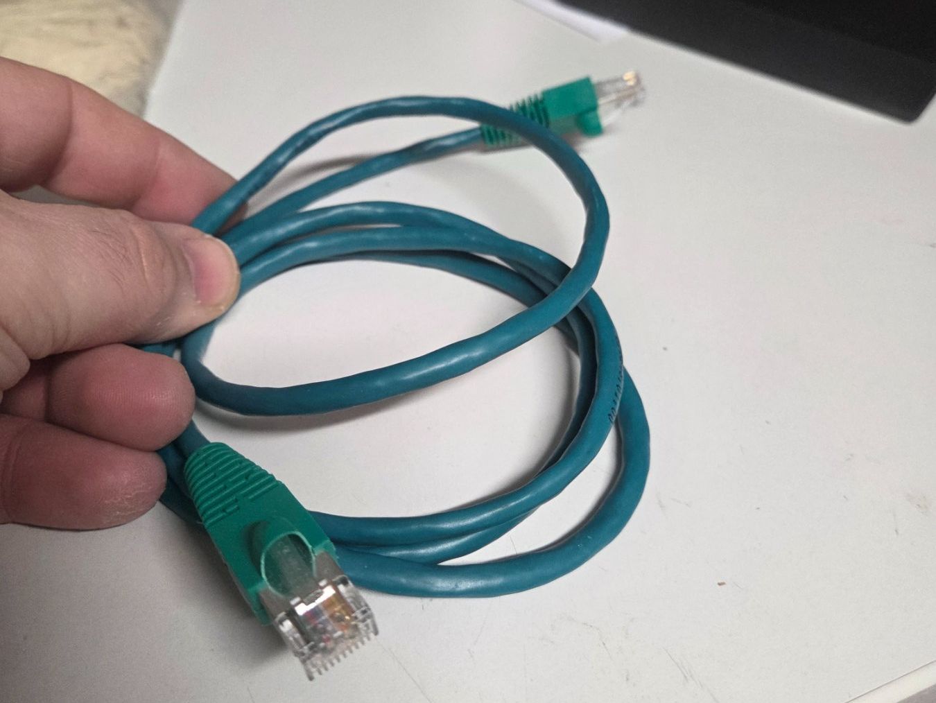 Dätwyler Kabel: Patchkabel Ethernetkabel cat 5e 1.5m Dätwyler 4P uninet 5502 – Gebraucht aus Zürich von eymen20 4