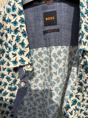 Chemise BOSS orange slimfit.Taille.L