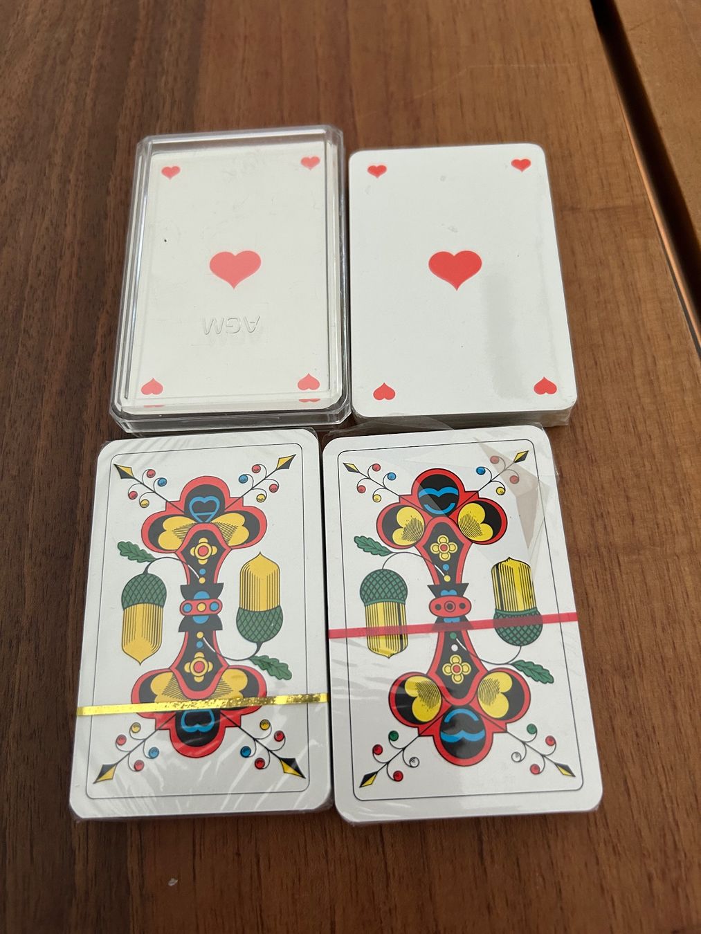 Giochi: Spielkarten 2 Decks originalverpackt neuwertig – Nuovo e nell'imballaggio originale da Schötz venduto da chousan