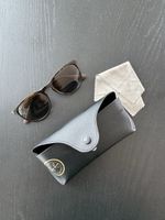 Ray-Ban Sonnenbrille, braun/Havana, polarisiert, mit Etui