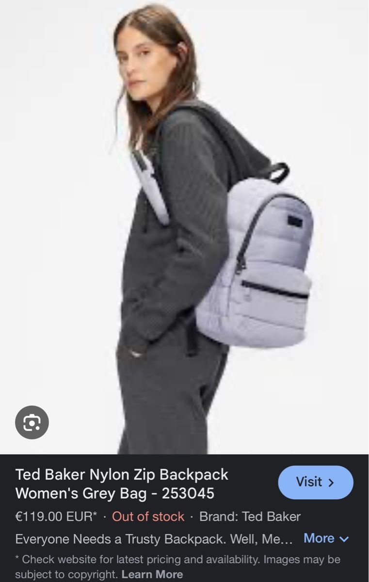 Zaini: TED BAKER quilted backpack purple – Usato da Frauenfeld venduto da Vanityroom 3