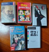 5 interessante VHS-Kassetten in gutem Zustand