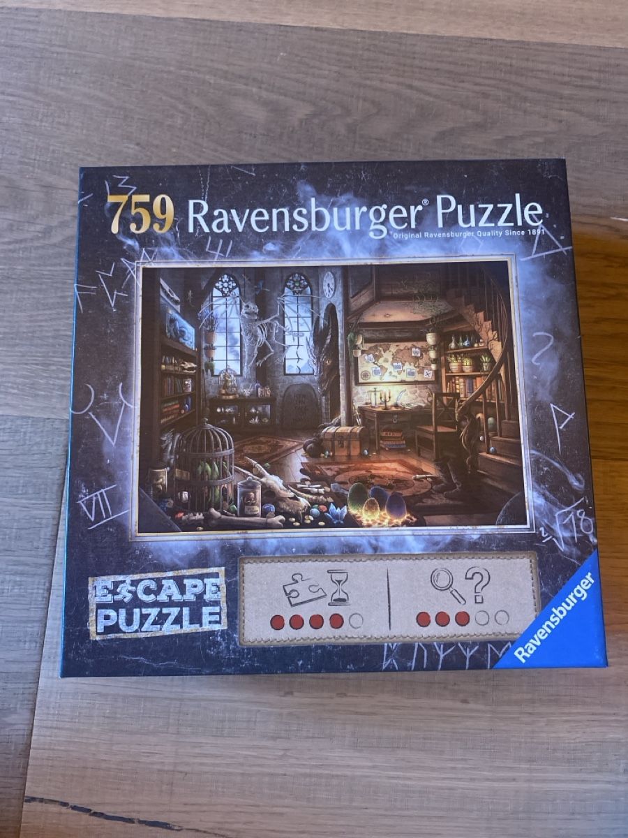 Ravensburger Puzzles: Ravensburger Escape Puzzle 759 Teile Dragon Laboratory – Gebraucht aus Saanenmöser von ballerinas