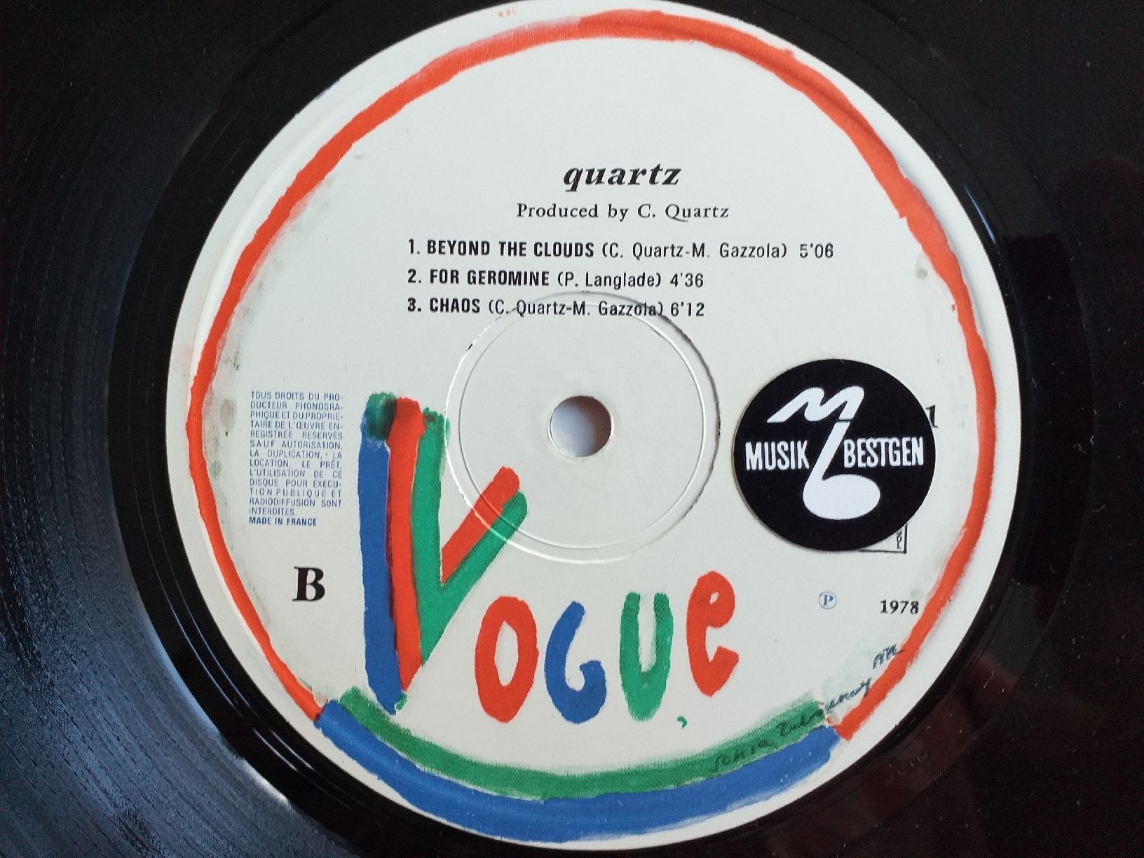 Dischi in vinile: Quarz – Usato da Zürich venduto da markus234 5