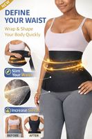 Bandage Tummy Sweating Wrap Plus Size Workout Taille Tondeus