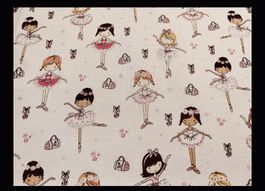 Patchworkstoff Ballerinas Glitzer