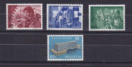 SUISSE 1974-1975 BIT n° 105-108 **