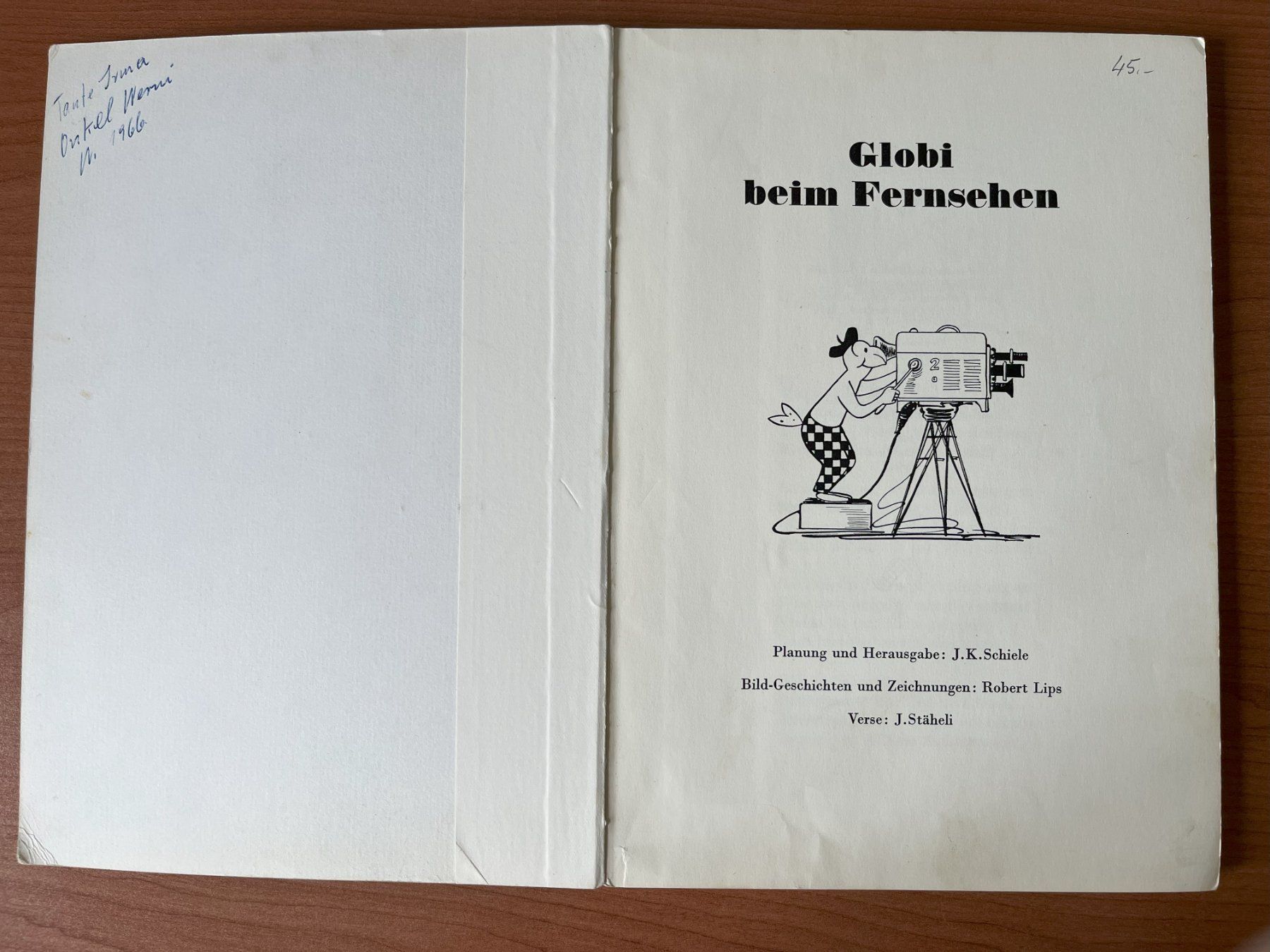Comics: Globi beim Fernsehen, 1. Auflage – Gebraucht aus Bern von mar_v7z9 2