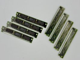 8× 1MB 30-Pin SIMM RAM – 8MB – FPM 70ns Parity – Retro PC