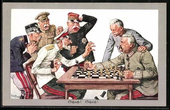Cartoline postali: Th.Zasche: Hindenburg und Kaiser Wilhelm – Usato da Berlin venduto da bartko-reher