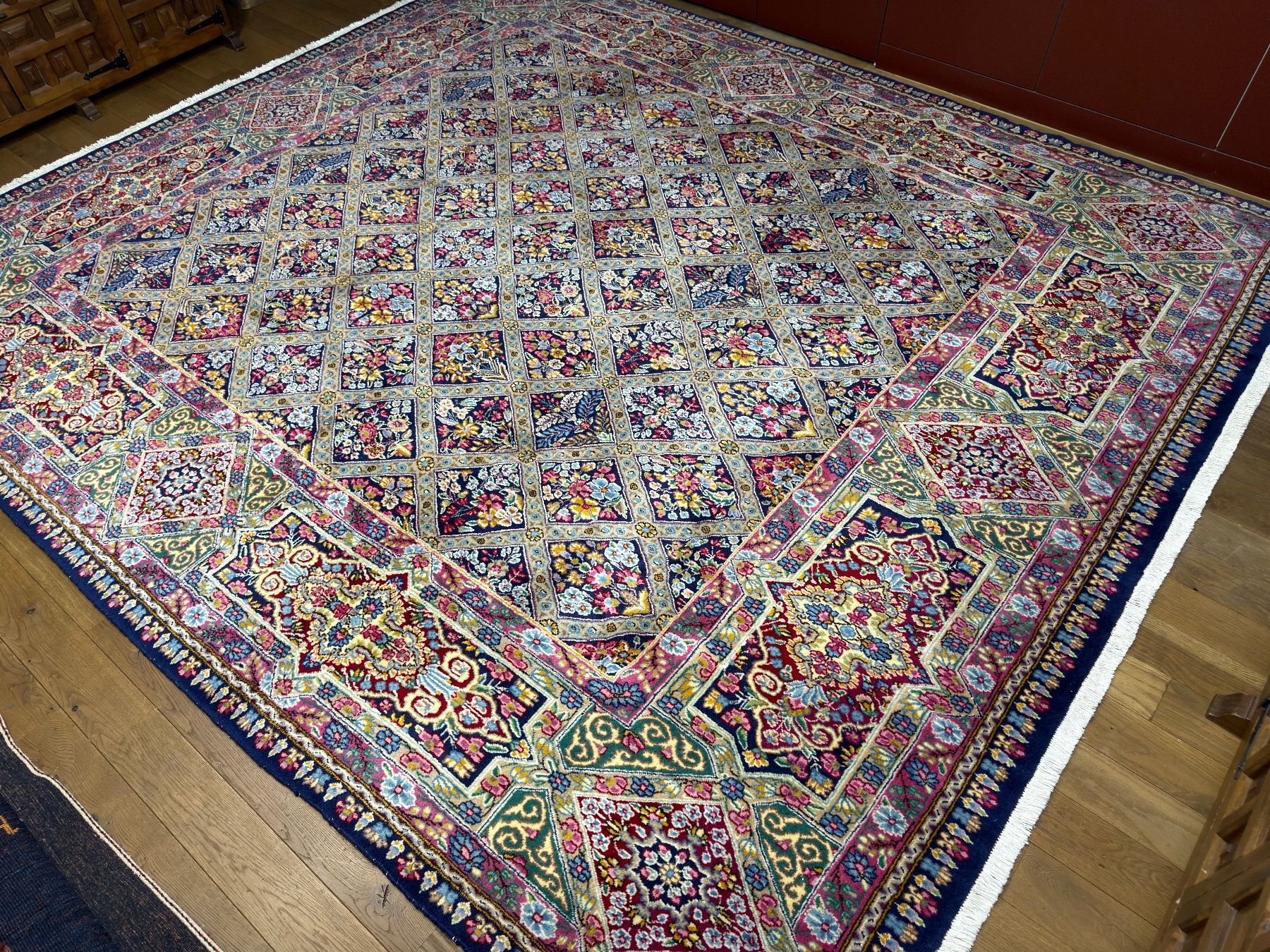 Tappeti: 3,5 x 3,1 m Kirman Perserteppich - fast quadratisch – Usato da Bennau venduto da Mayer_Carpets 3