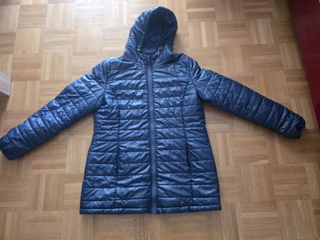 Winterjacke, dunkelblau, Gr. 44-46 gebraucht , warm!