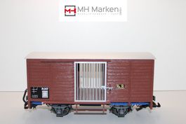 LGB gedeckter Güterwagen/Viehwagen der RhB Spur G mit OVP