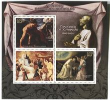 Block "Malerei. Francisco de Zurbarán". Madagaskar