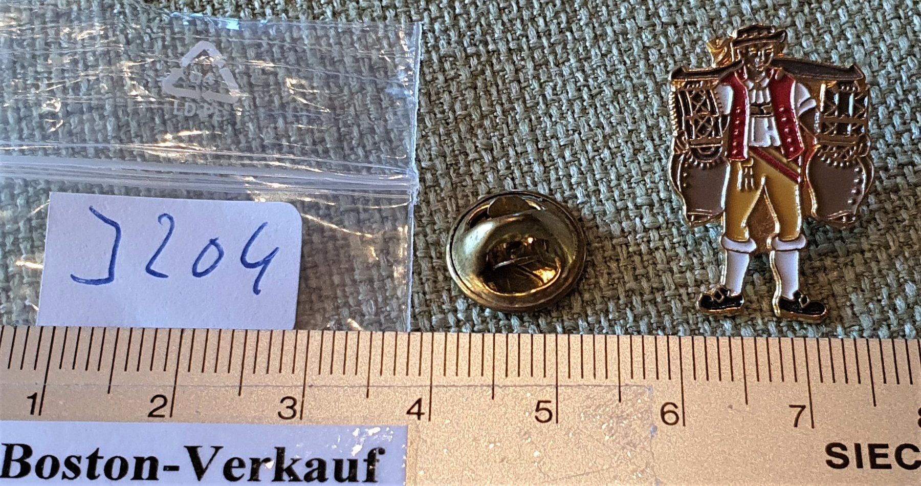 Placchette & Badge: J204 - Pin Senn mit Treicheln – Usato da Reinach BL venduto da Boston-Verkauf 1