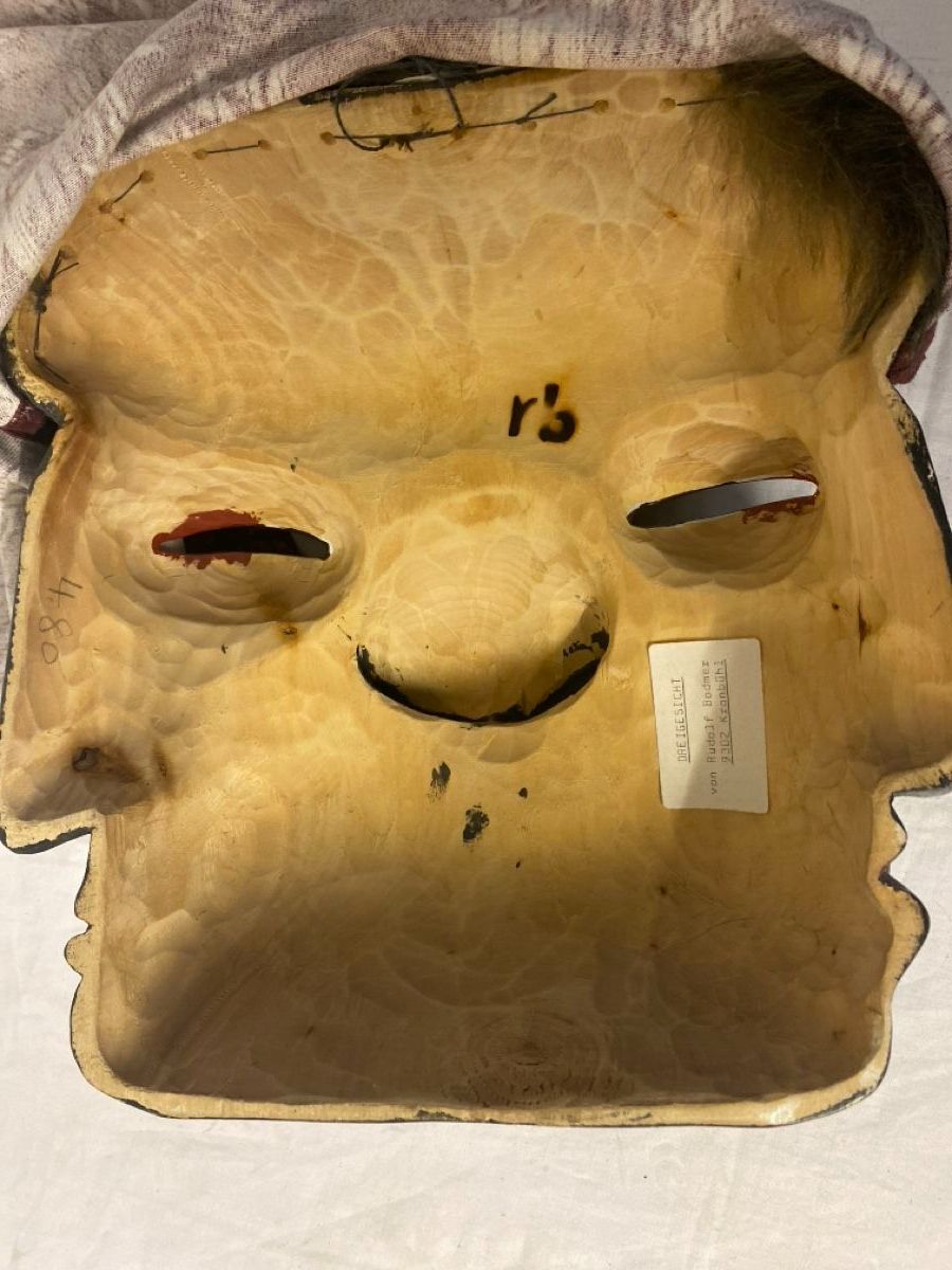 Altro in Antiquarato & Arte: Einzigartige handgefertigte Holzmaske - Kunstobjekt – Usato da sursee venduto da trilli-tralli 7