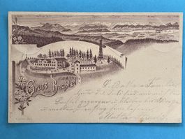 Historische Ansichtskarte Gruss vom Bachtel, 1900