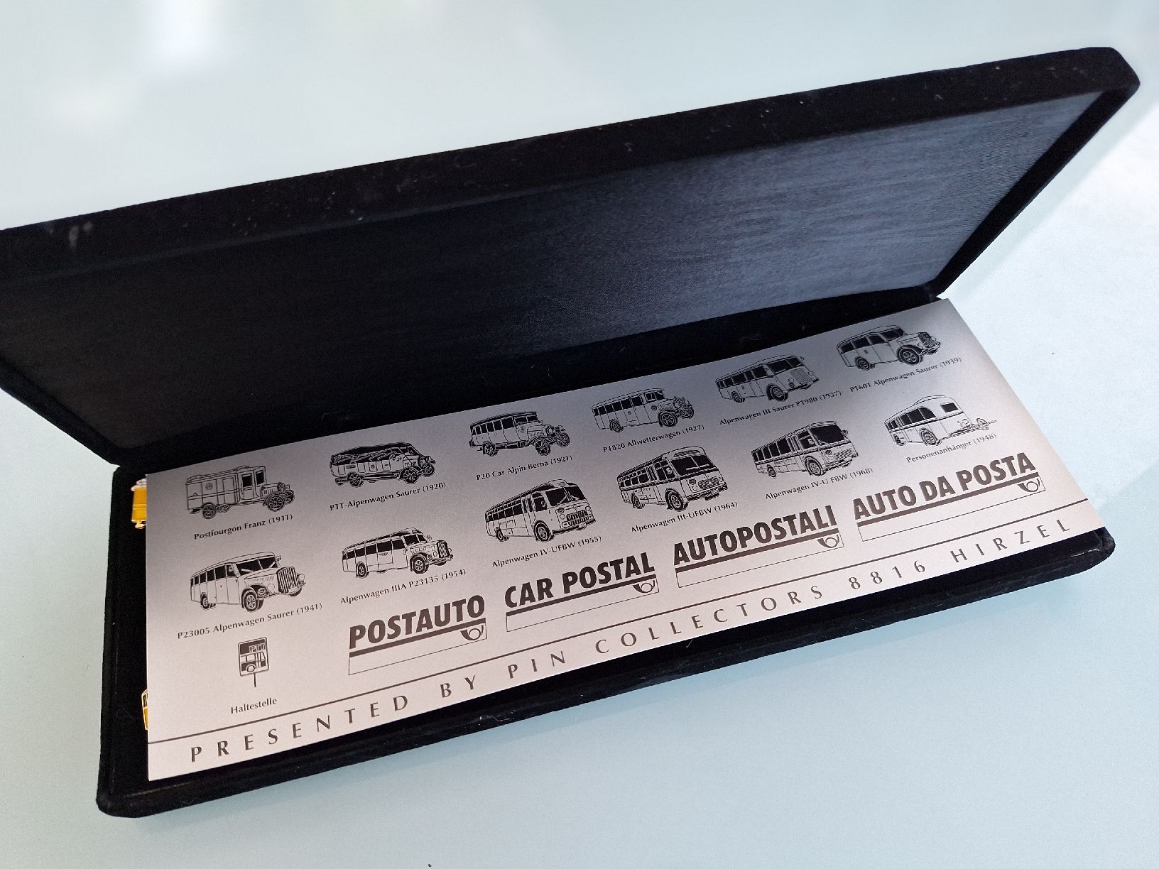 Carte collezionabili: Postauto Pins – Nuovo e nell'imballaggio originale da Niederglatt ZH venduto da Bobsli 1