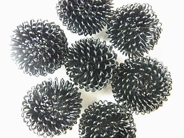 Perle (finte): 1 grosse Perle Metall schwarz 30mm – Nuovo (secondo la descrizione) da Alpnachstad venduto da perlengaby 1