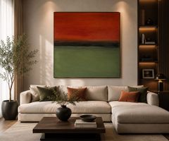 Grosses modernes Acrylbild – 100x100 cm