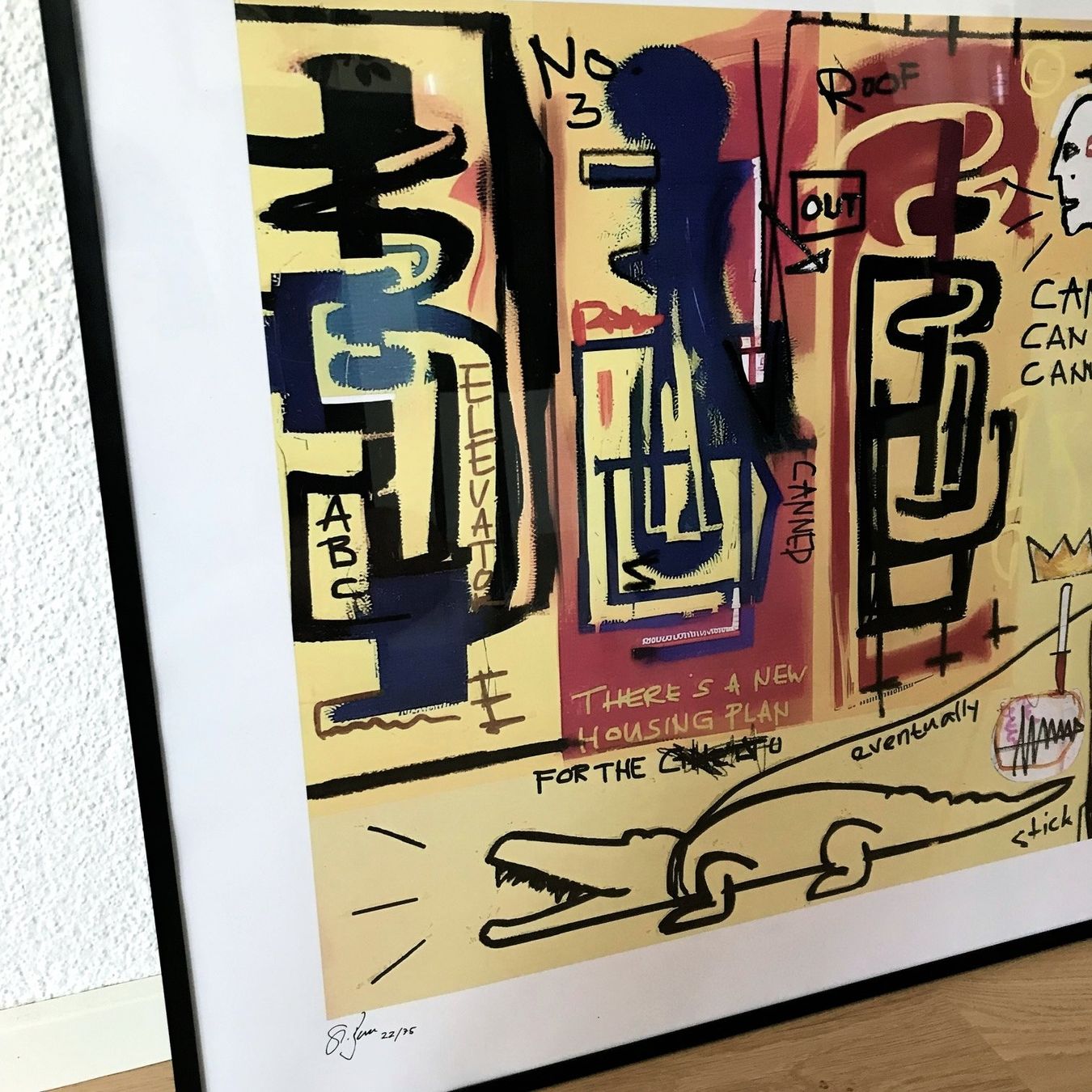 Foto & Immagini: Art Brut Kunst Neo Expressionismus Bild Modern Krokodil – Nuovo (secondo la descrizione) da St. Niklausen LU venduto da Stefan_Bammert_Art 2