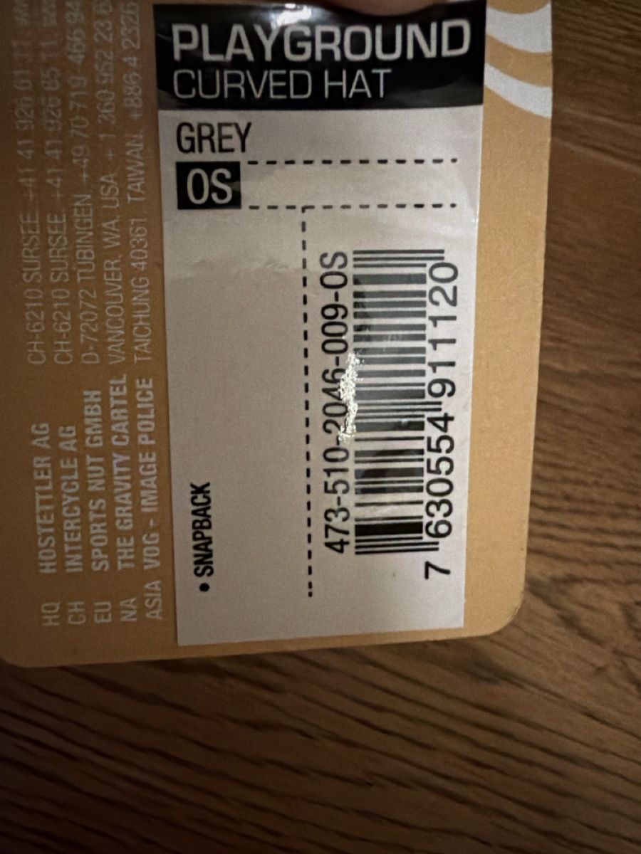 Copricapi, berretti & cappellini: iXS Playground Curved Hat - graphite – Nuovo e nell'imballaggio originale da Birmensdorf ZH venduto da PolzerJ1 1