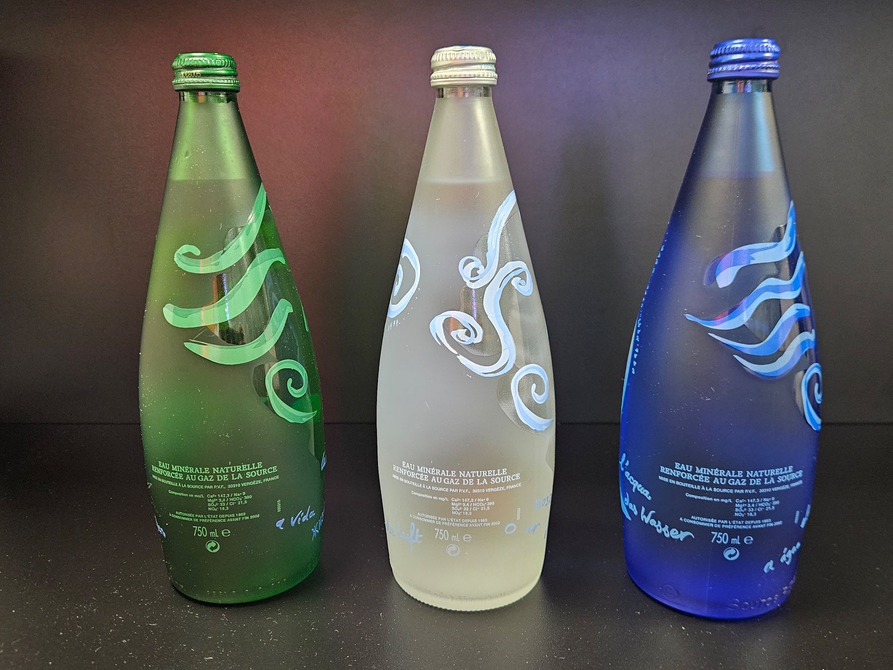 Perrier Bouteilles: 3 Bouteilles PERRIER Collector 2000 NEUVE – Neuf (Voir description) à Genf par SALES2013SALES 1
