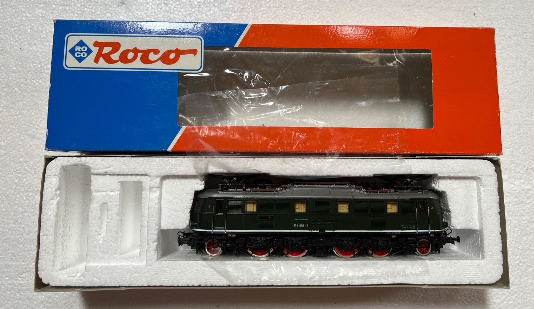 Roco Modelleisenbahnen: ROCO E18, grün – Gebraucht aus Rebstein von keeljohnpirat