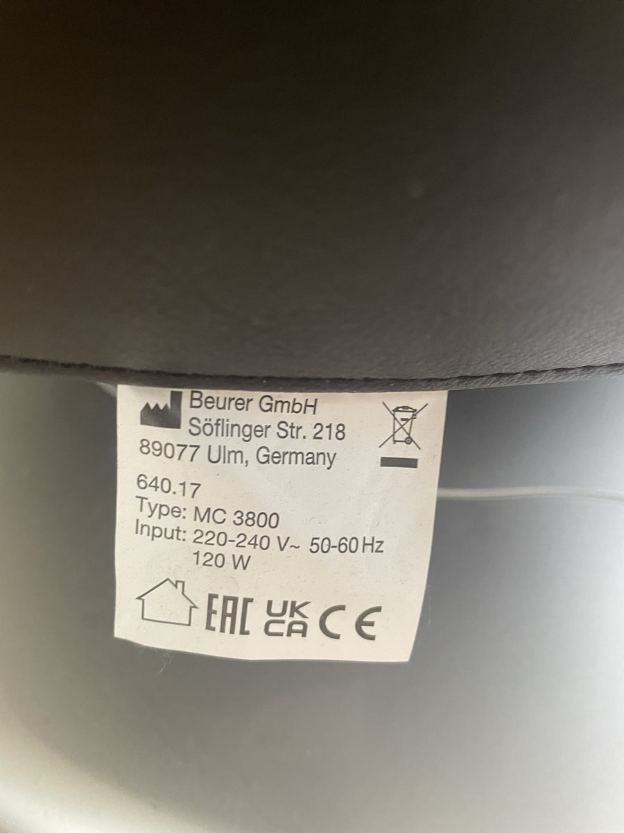 Beurer Massagegeräte: Massage Sessel elektrisch Beurer – Neu (gemäss Beschreibung) aus Widnau von san_qd7m 3
