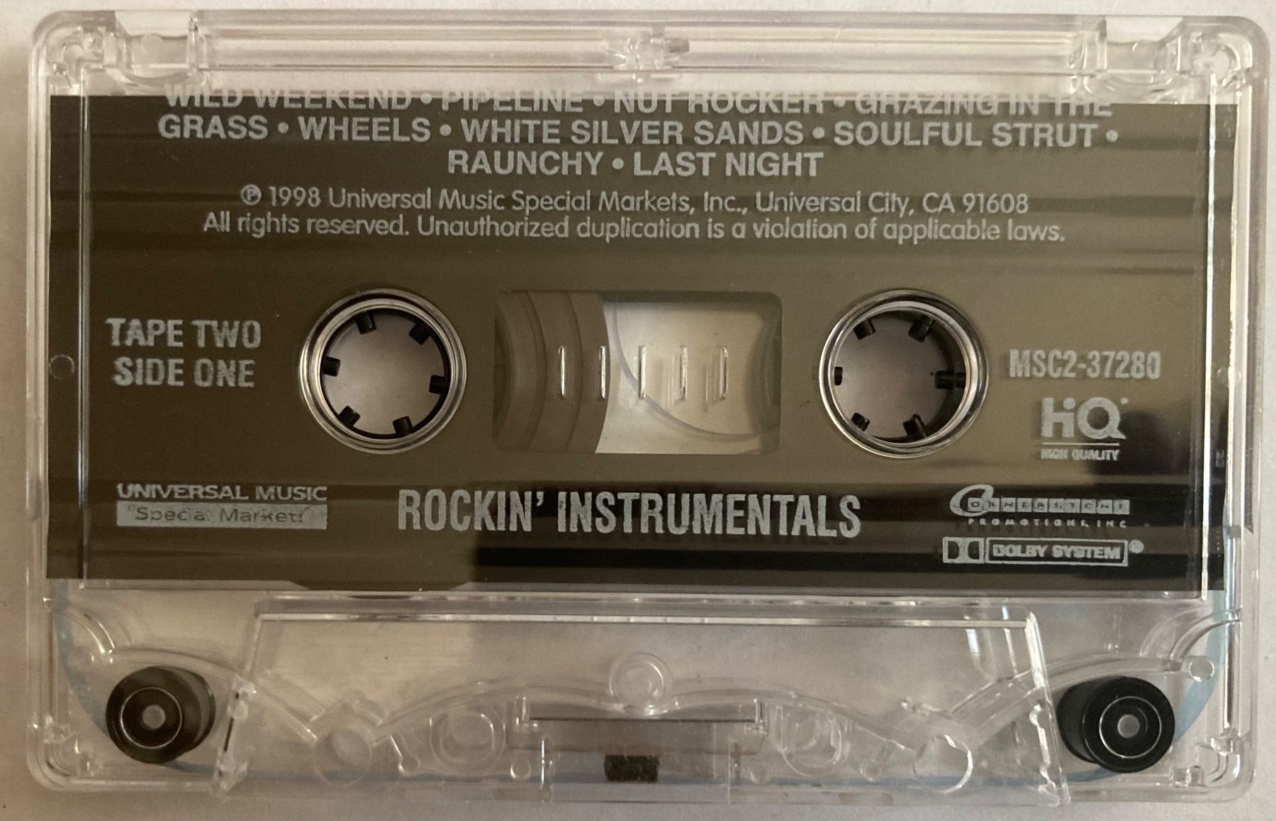 Musicassette: DIVERS ARTISTES - ROCKIN' INSTRUMENTALS 1 & 2 – Usato da Poliez-Pittet venduto da Newtown-Records 2