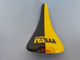 Selle Italia Flight Titanium Sattel Schwarz/Gelb TOP