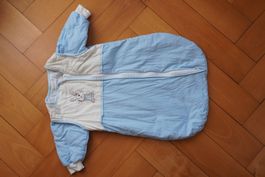 Schlafsack Baby blau mit Hasenmotiv 64 cm 0-4 Mt. gebraucht