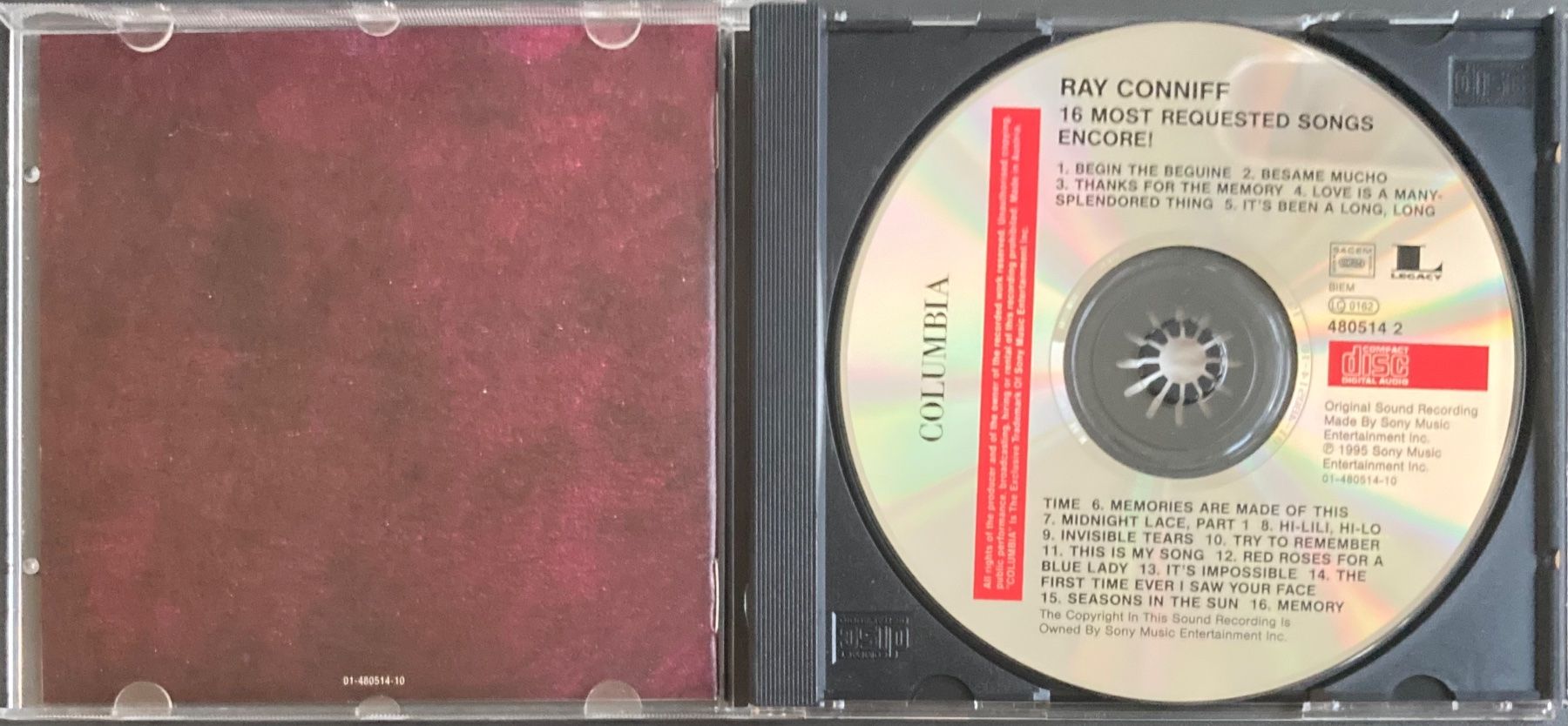 CDs: RAY CONNIFF- 16 MOST REQUESTED SONGS – Gebraucht aus Poliez-Pittet von Newtown-Records 2