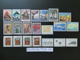 FL 1987 Jahr postfrisch zu 10% Katalog!!