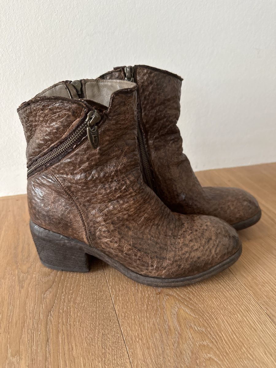 Scarpe da donna: Brown Leather Ankle Boots- Great Find! – Usato da Binningen venduto da can_s2yh 1