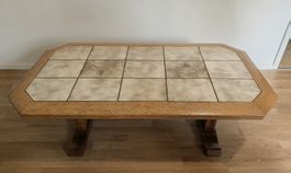 Jetzt zuschlagen - Couchtisch mit Keramikplatten 143 x 77 cm