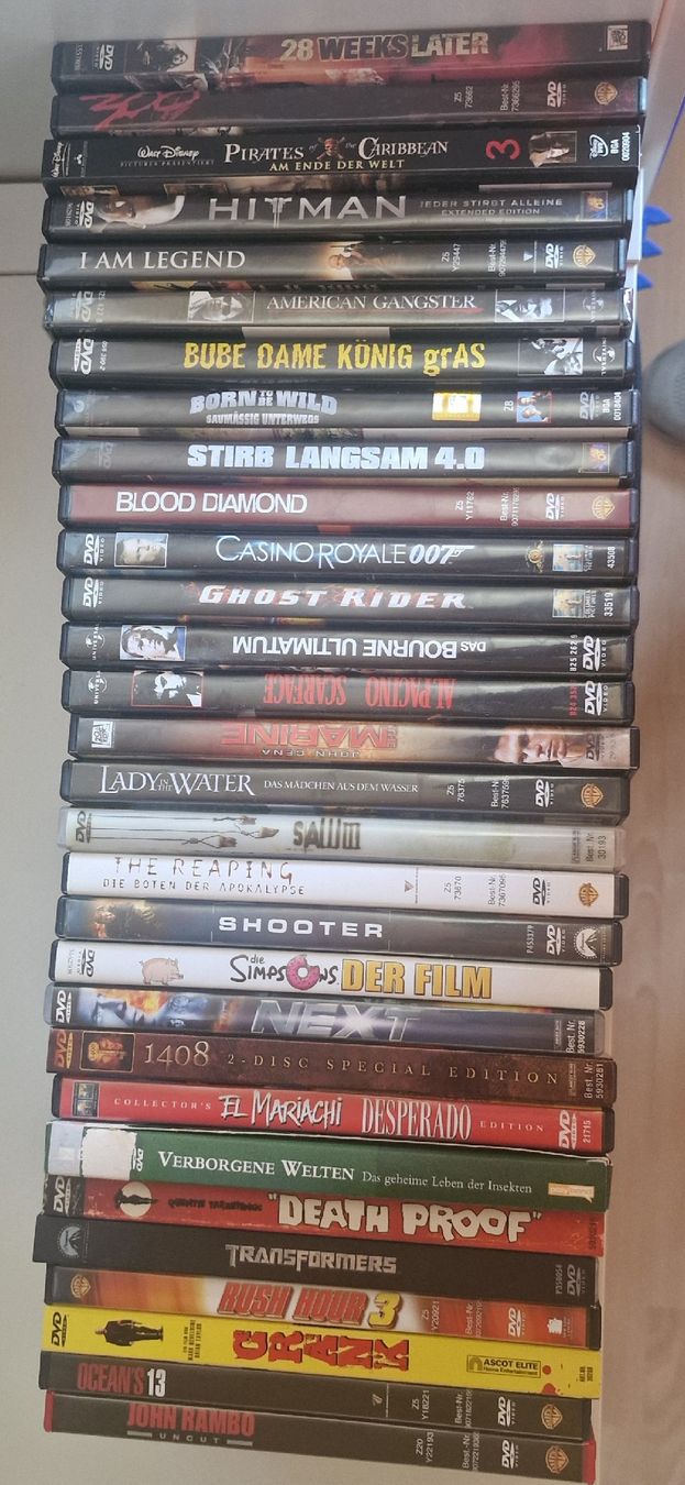 Alle DVDs: 30x DVD – Gebraucht aus Zuchwil von Divortium1972