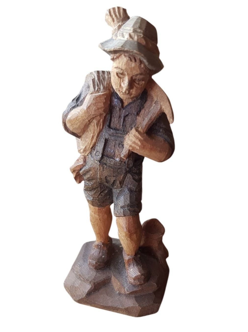 Sculture & Statue: Holzfigur Schnitzerei - Bergsteiger – Usato da Mörschwil venduto da antiksalon 3