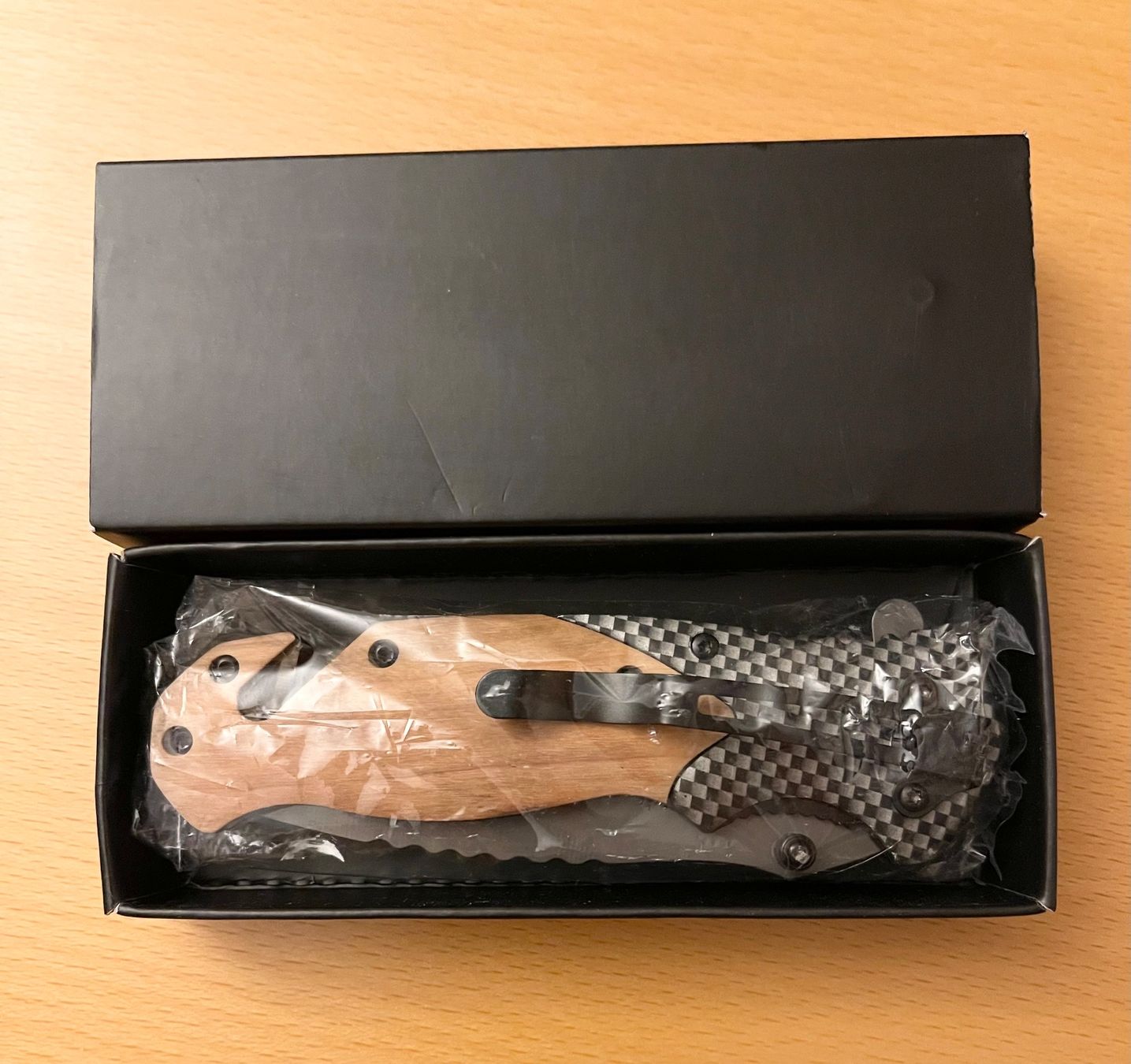 Accessori: Klappmesser  mit Holzgriff und Edelstahl Klinge – Nuovo e nell'imballaggio originale da Basel venduto da Seifehuesli 4