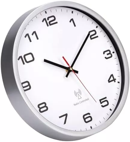 Orologi da terra & Orologi da parete: Funkuhr weiss – Nuovo e nell'imballaggio originale da Hundwil venduto da Stallone5 2