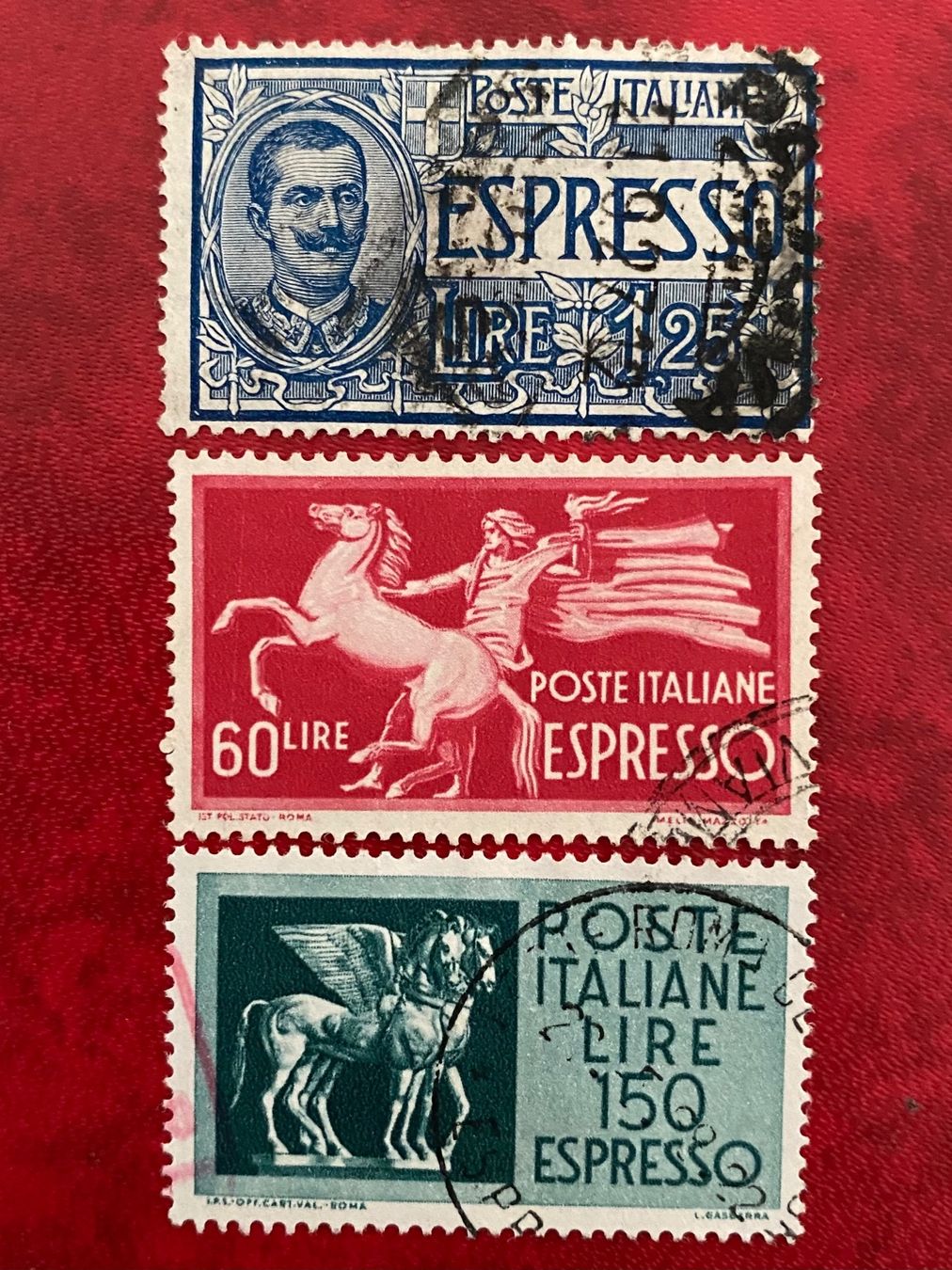 Tutti i francobolli: Timbres Espresso  - Italie – Usato da Petit-Lancy venduto da Solcarm 2