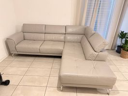 À Vendre Canapé dangle en cuir gris clair