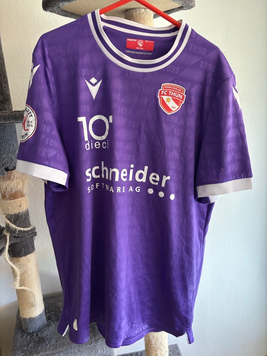 FC Thun Canottiere & Pantaloni: Fc Thun Trikot Auswärts – Nuovo (secondo la descrizione) da Matten b. Interl venduto da roc_292h