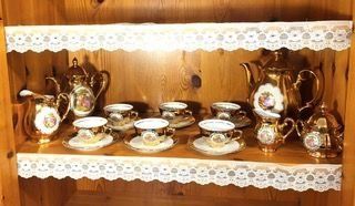 Set di piatti: 17-teiliger Mokka-Service  HK Bavaria – Nuovo (secondo la descrizione) da Wettswil venduto da paradores